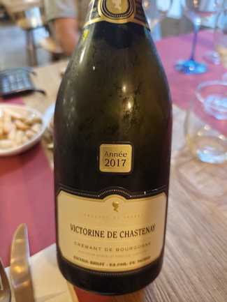 Victorine de Chastenay Cremant de Bourgogne Blanc de Noirs 2017