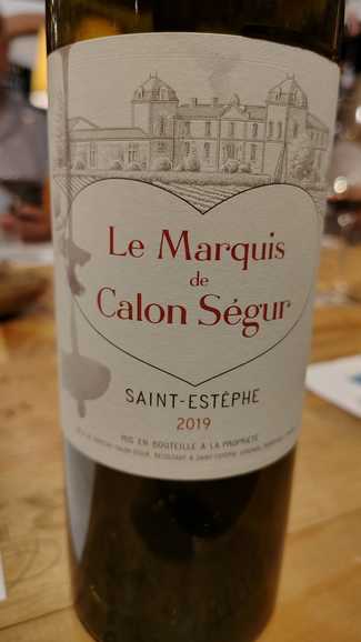 Le Marquís de Calon Segur 2019