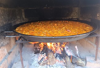 Paellita a leña
