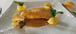 Suprema de lubina salvaje sin espinas