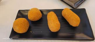 Croquetas de sobrasada y bogavante
