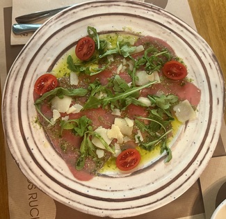 Carpaccio de ternera
