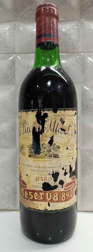 La Rioja Alta 890 Gran Reserva 1955