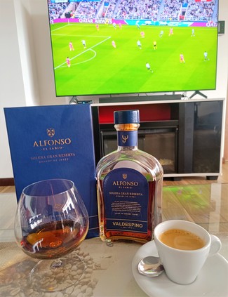 Viendo un partidito de fútbol