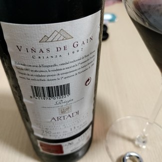 Artadi Viñas de Gain Crianza 1997, DO Ca Rioja