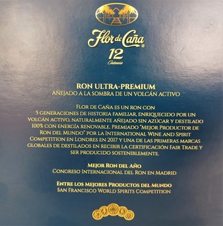 Contraetiqueta de la caja