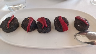 Morcilla con piquillos