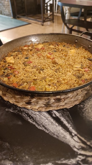 Arroz de sepionas y verduritas