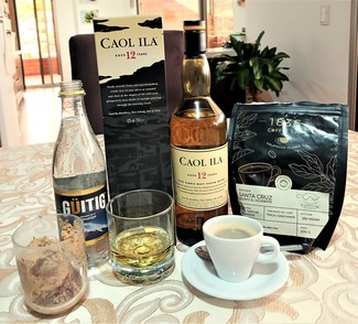 Con un helado de mocalate y un Café expreso de Galápagos.