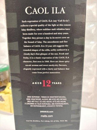 Contraetiqueta de la caja