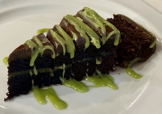 Tarta de chocolate y caramelo