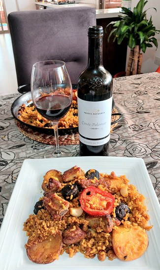 Con un espectacular arroz al horno.