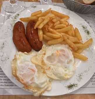 huevos fritos