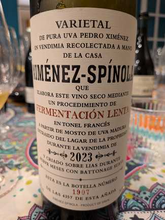 Ximenez Spinola Fermentación Lenta 2023