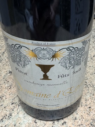 Domaine d Esperit Pinot Fûts 2008
