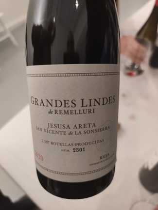 Grandes Lindes de Remelluri Jesusa Areta San Vicente de la Sonsierra 2020