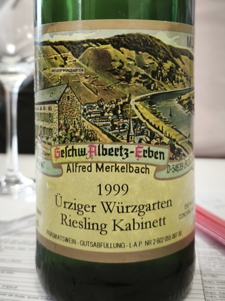 Ürziger Würzgarten Riesling Kabinett 1999