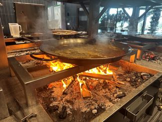 paella a leña