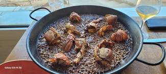 Arroz seco de langosta roja del Cap de Begur.