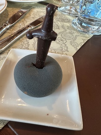 pastel espada Rey Arturo