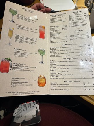 carta bebidas