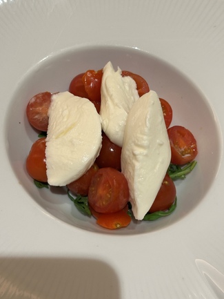 tomate y mozarella