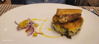 "Trinxat" de col con tocino