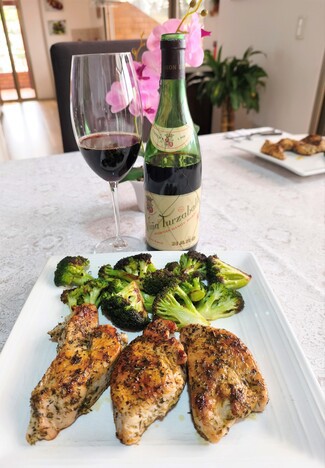 Con unas pechuguitas de pavo en masala