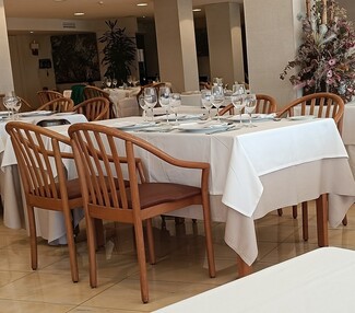 El comedor donde nos sentamos.
