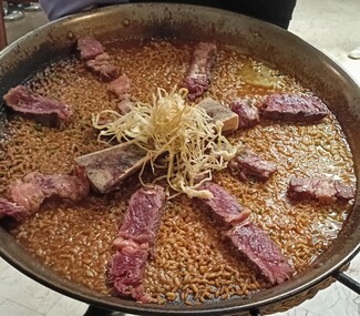 Arròs de “xuletó” de vaca madurada (Angus)
