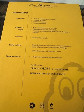 menú degustación