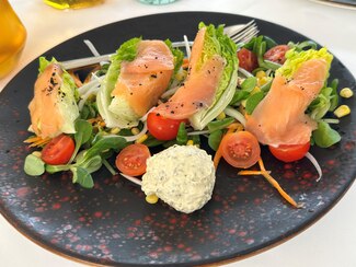 cogollos con salmón