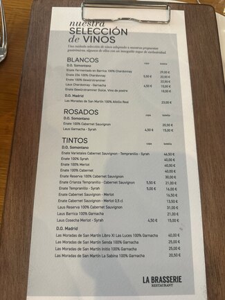 carta vinos