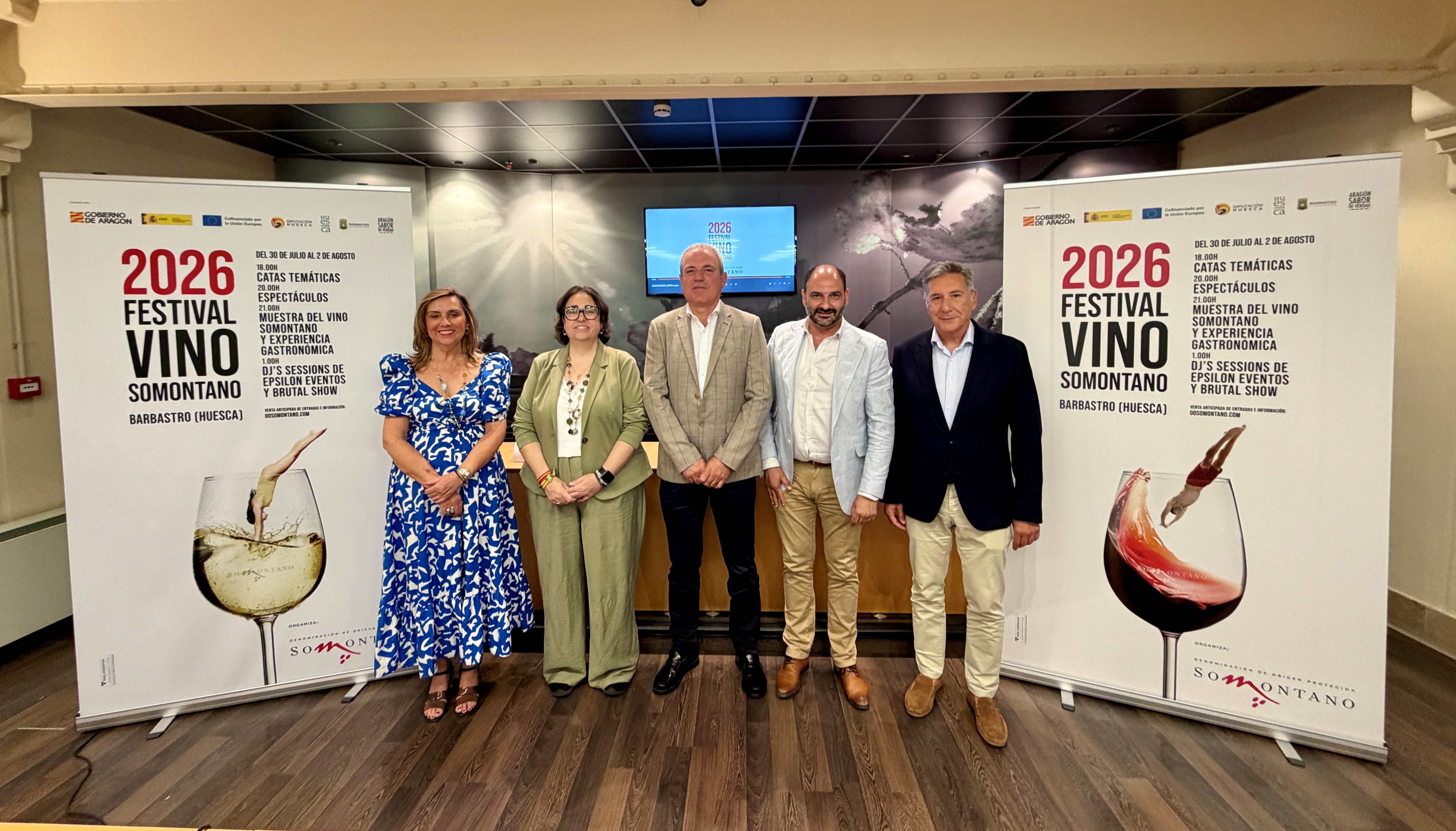 Vuelve el Festival Vino Somontano en su edición más refrescante