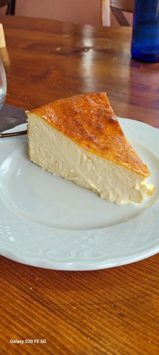 Tarta de queso de cabra ahumado