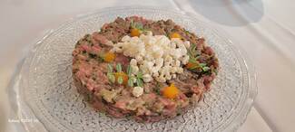 Steak tartar de buey  de la carniceria El Capricho