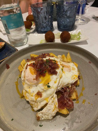 Los huevos rotos.