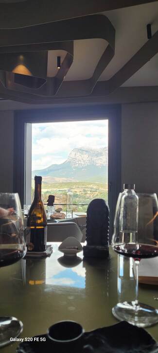 Vista desde nuestra mesa