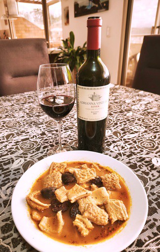 Con unos deliciosos callos con morcill