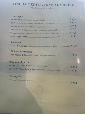 carta vinos por copas