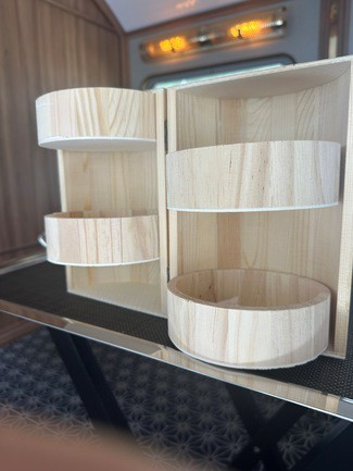 contenedor petits fours
