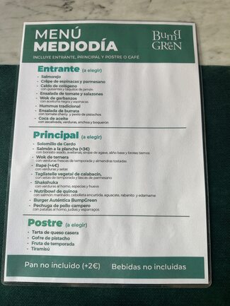 menú