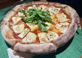 Pizza de queso de Dali