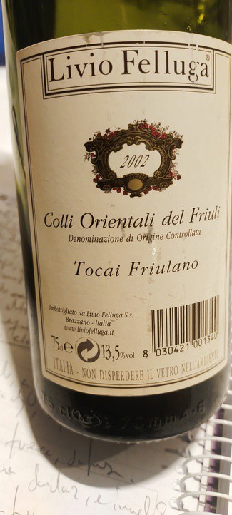 Livio Felluga Tocai Fiulano 2006