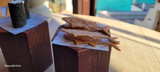 Crackers aperitivos y petits fours